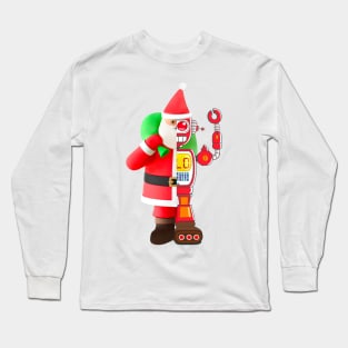 Santa robot Long Sleeve T-Shirt